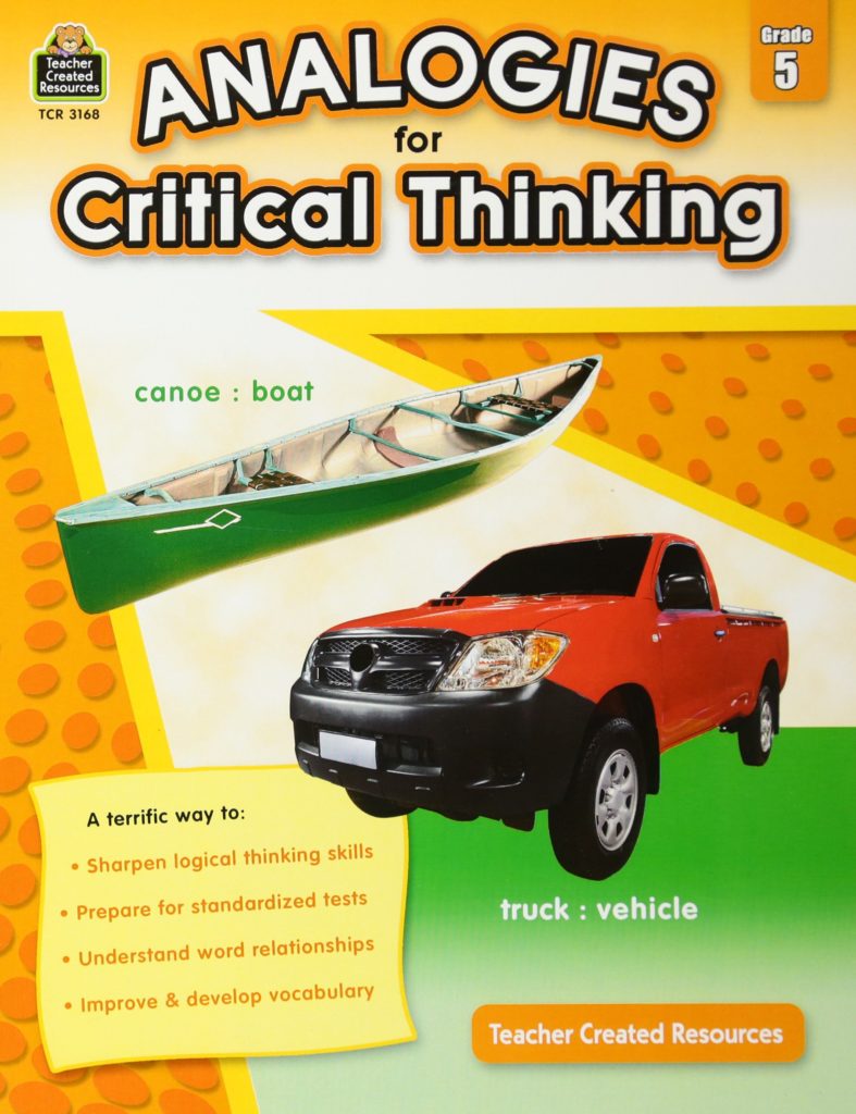 Analogies for Critical Thinking Grade 5