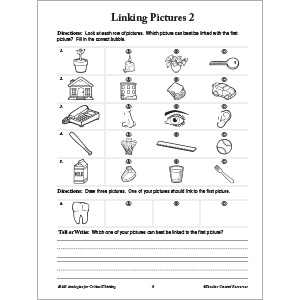Analogies for Critical Thinking Grades 1-2 - Image 4