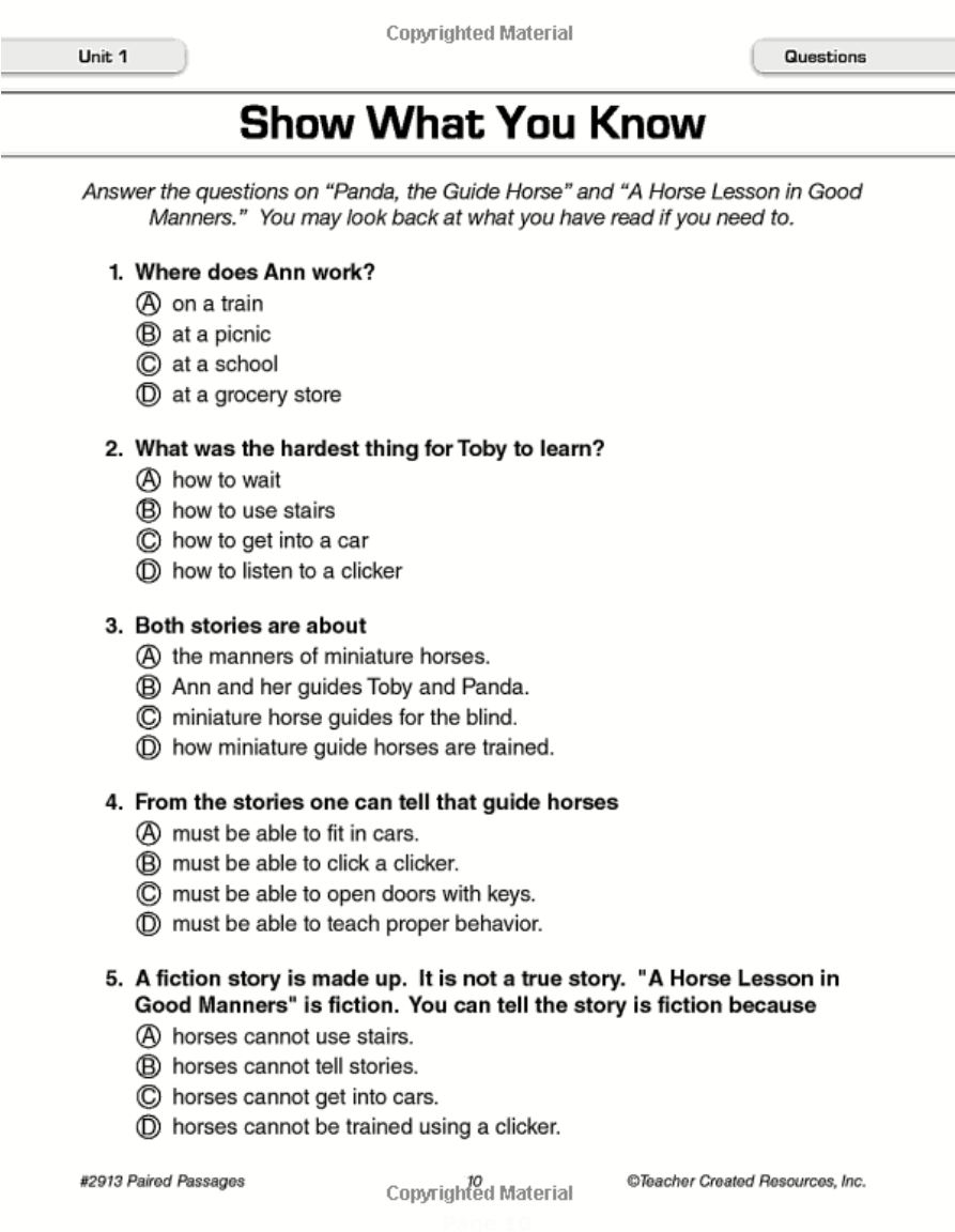 Paired Passages: Linking Fact to Fiction Grade 3 - Image 5