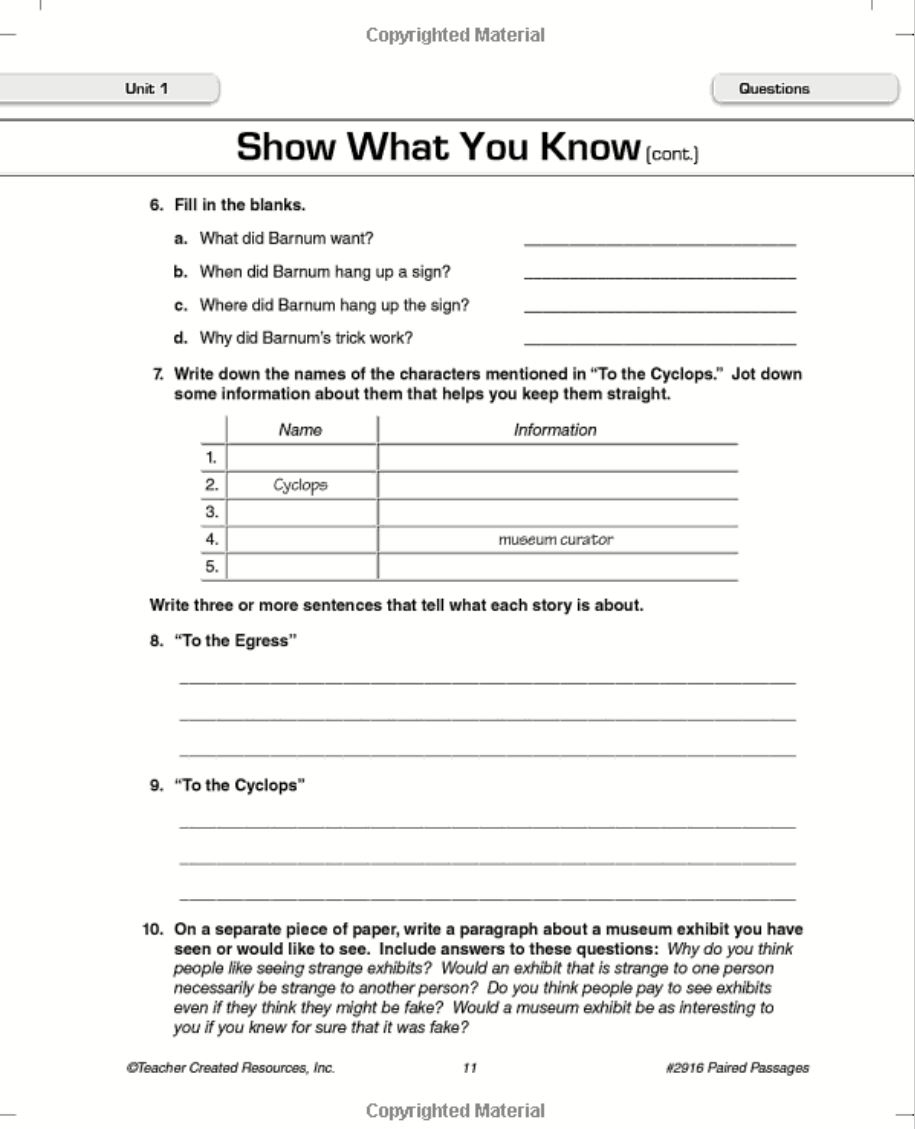 Paired Passages: Linking Fact to Fiction Grade 6 - Image 6