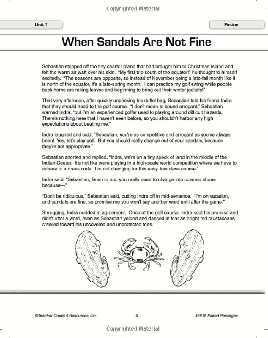 Paired Passages: Linking Fact to Fiction Grade 8 - Image 4