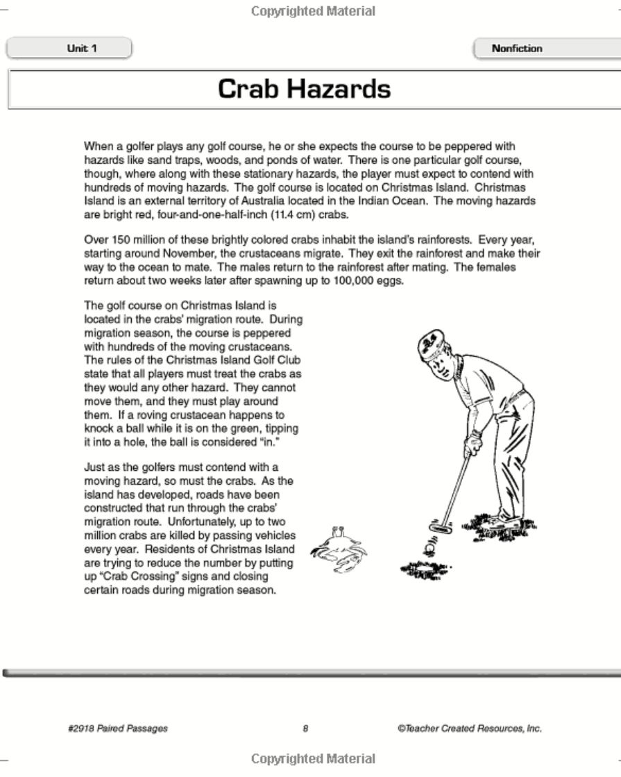 Paired Passages: Linking Fact to Fiction Grade 8 - Image 3