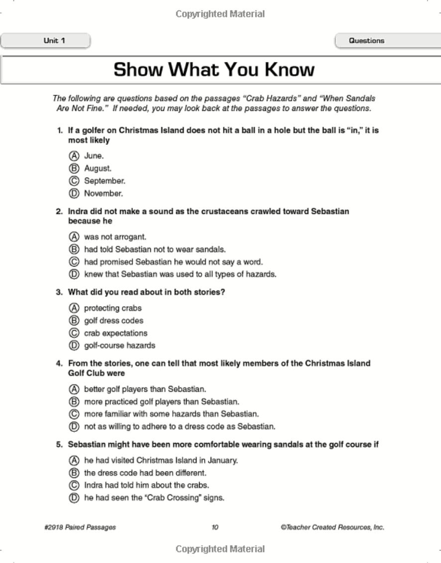 Paired Passages: Linking Fact to Fiction Grade 8 - Image 5