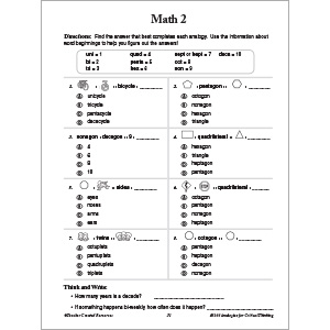 Analogies for Critical Thinking Grade 3 - Image 4
