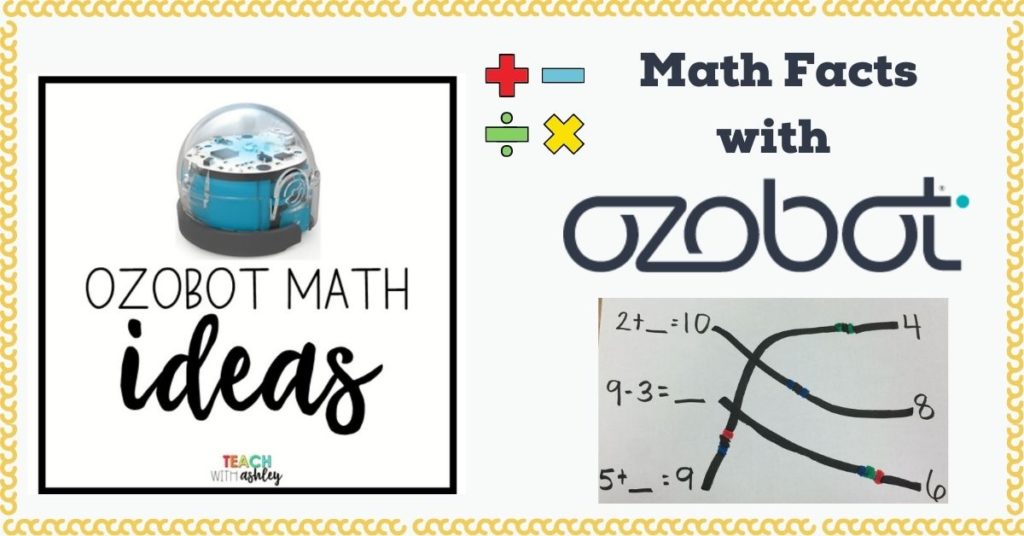 Math Fact Fluecy practice with ozobot