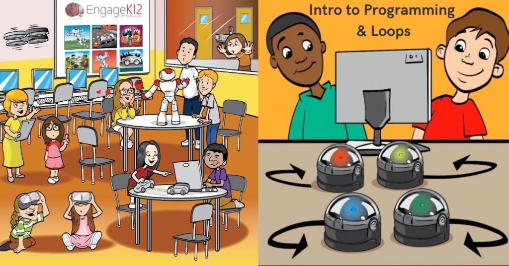 EngageK12 Intro Programming & Loops RobotLab Lesson