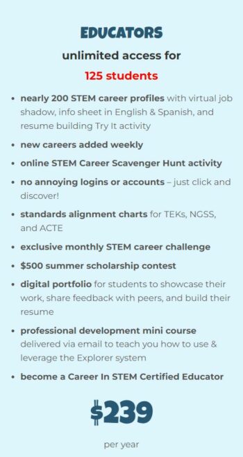 Career in STEM Explorer Platform - Image 3