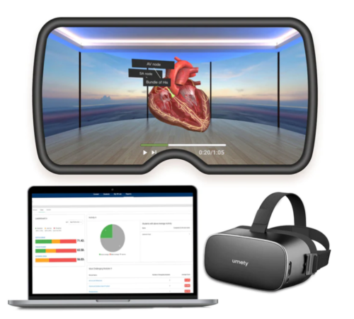 Umety's STEM Content Packages Headset and console data