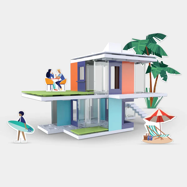 Arckit Coastal Living Architectural Model House Kit - Image 5