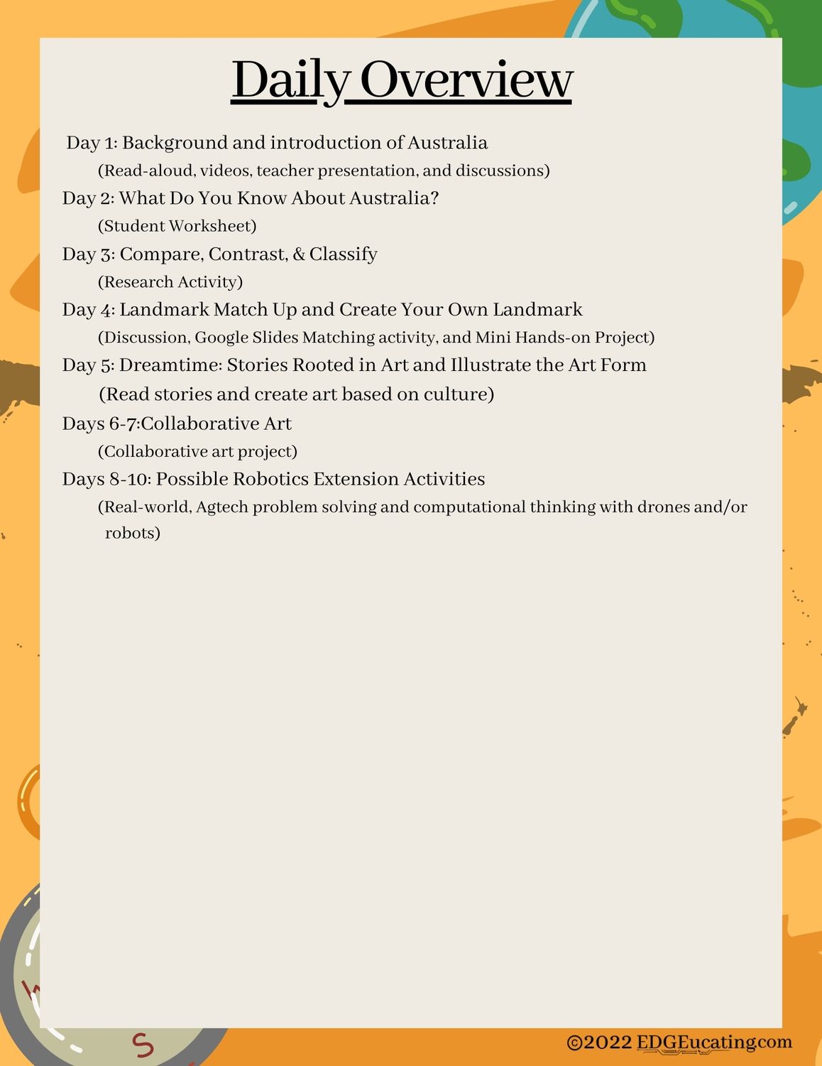 Exploring Australia - Mini Unit - Image 2