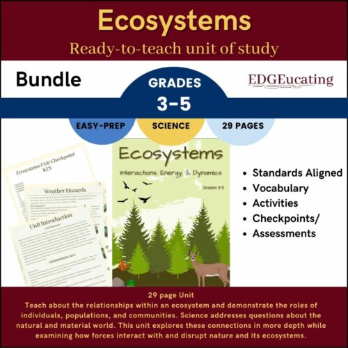 Ecosystems grades 3-5