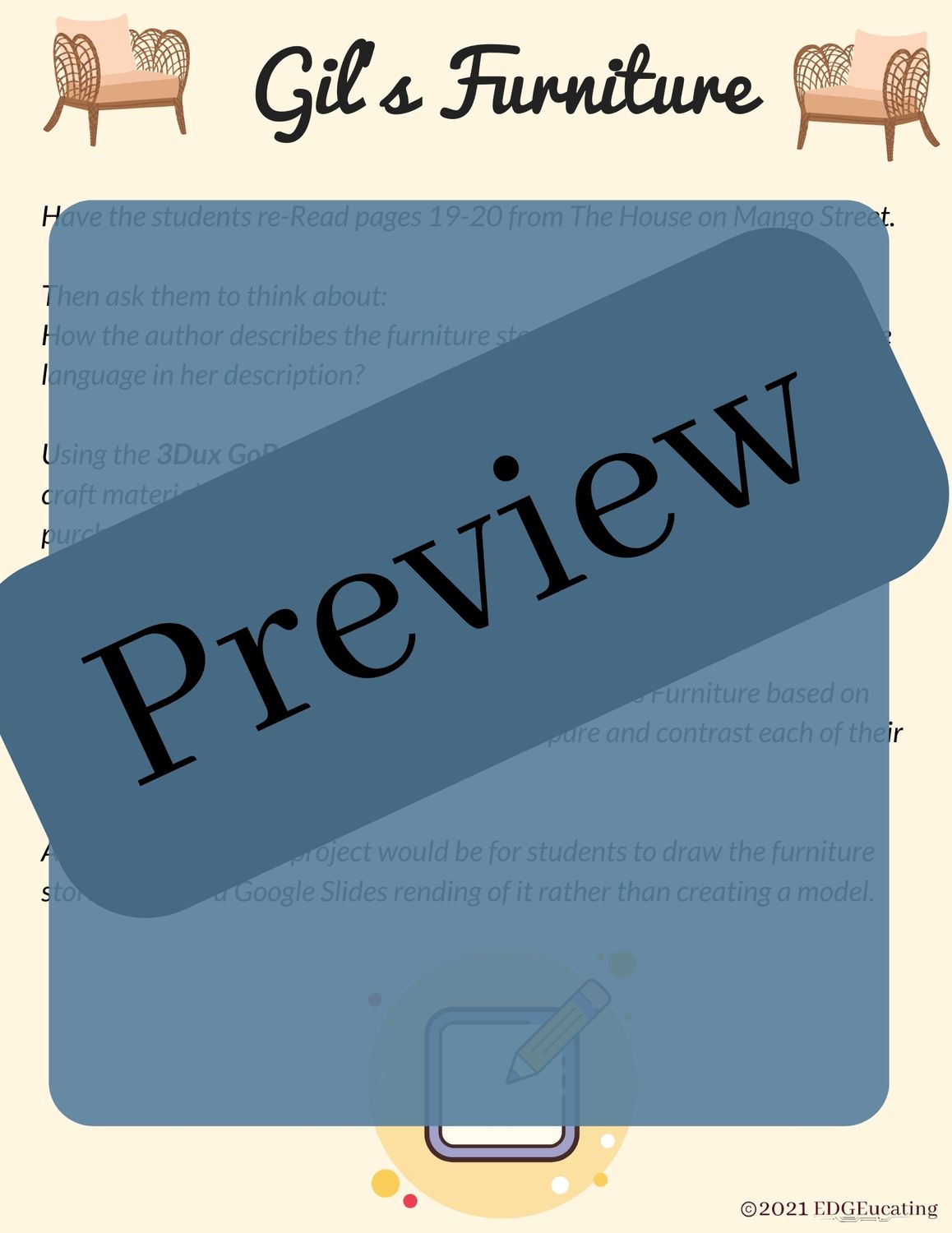 The House on Mango Street Novel Study Unit - Image 5