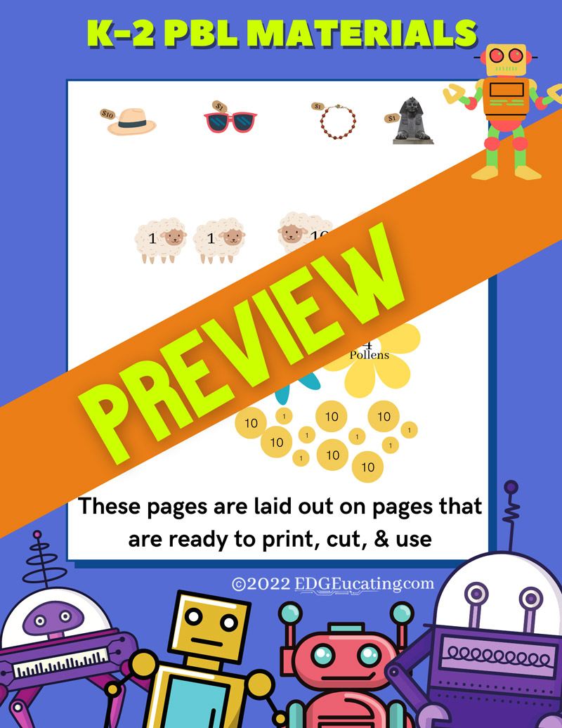K-2 Project-Based Robotics Counting Lesson