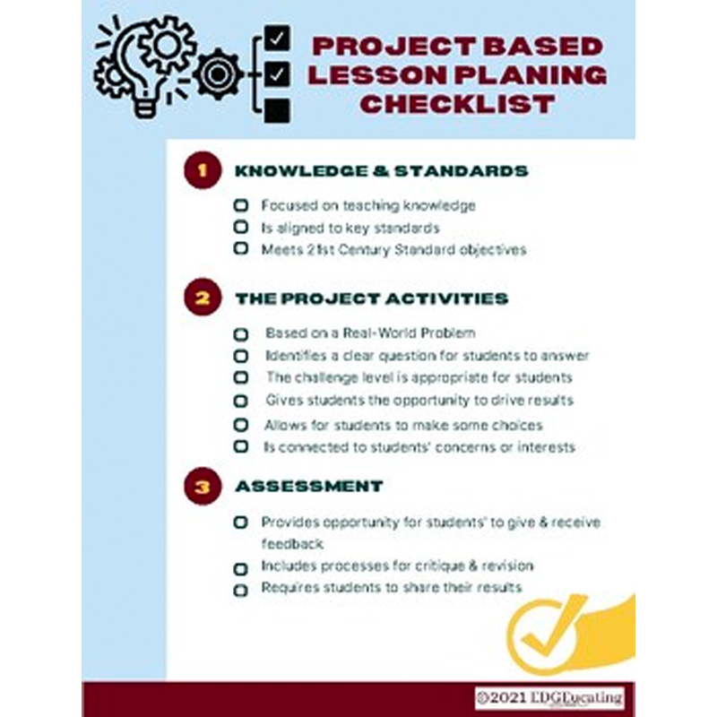 Project checklist