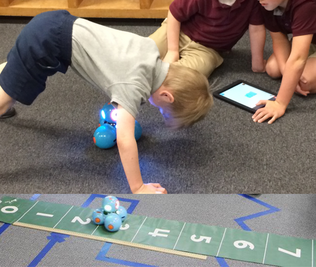 Students Playing with Dash