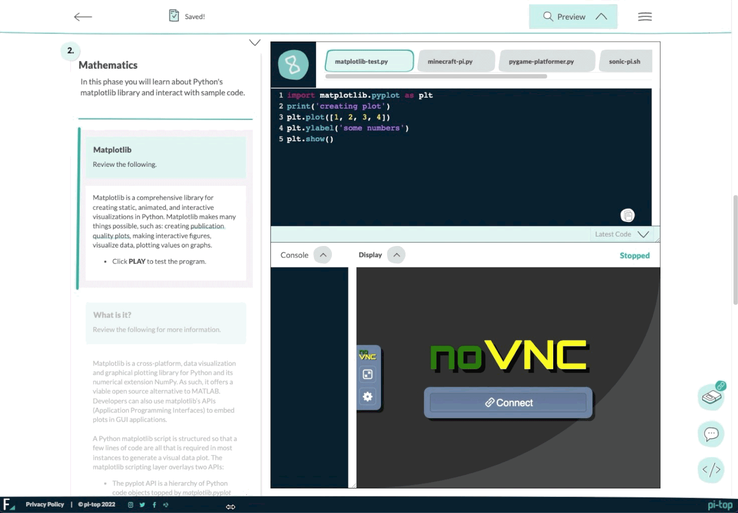 pi-top CS + STEM LIVE Online PD - Image 6