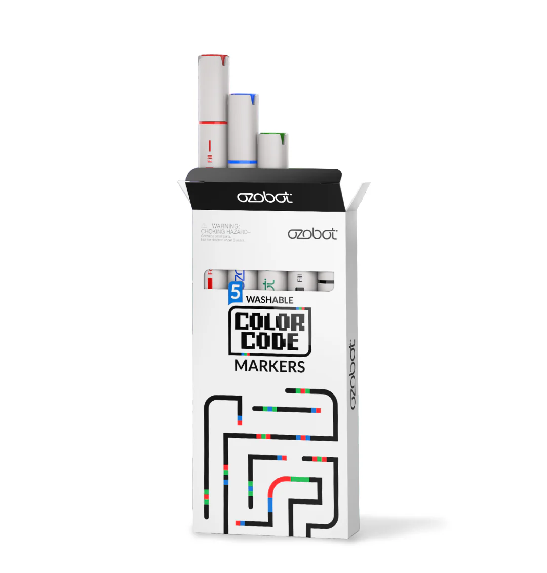 Ozobot Color Code Markers 5-pack - Washable - Image 5