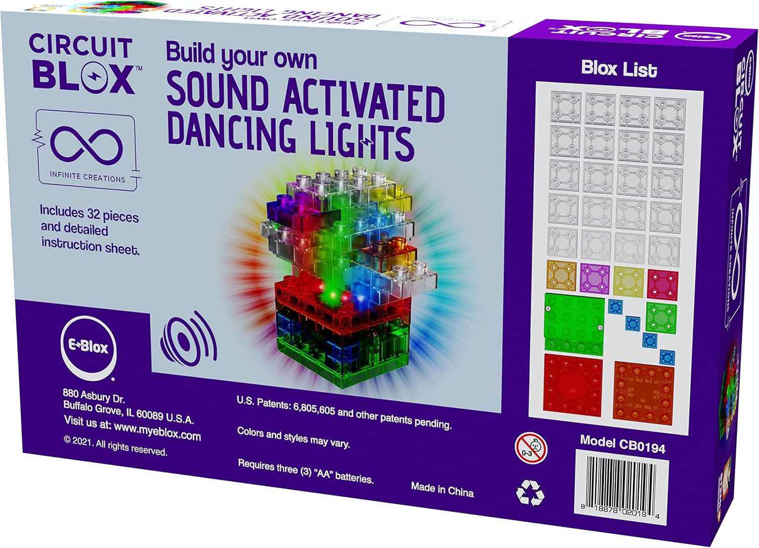 E-Blox BYO Sound Activated Dancing Lights Classroom Set - Image 8