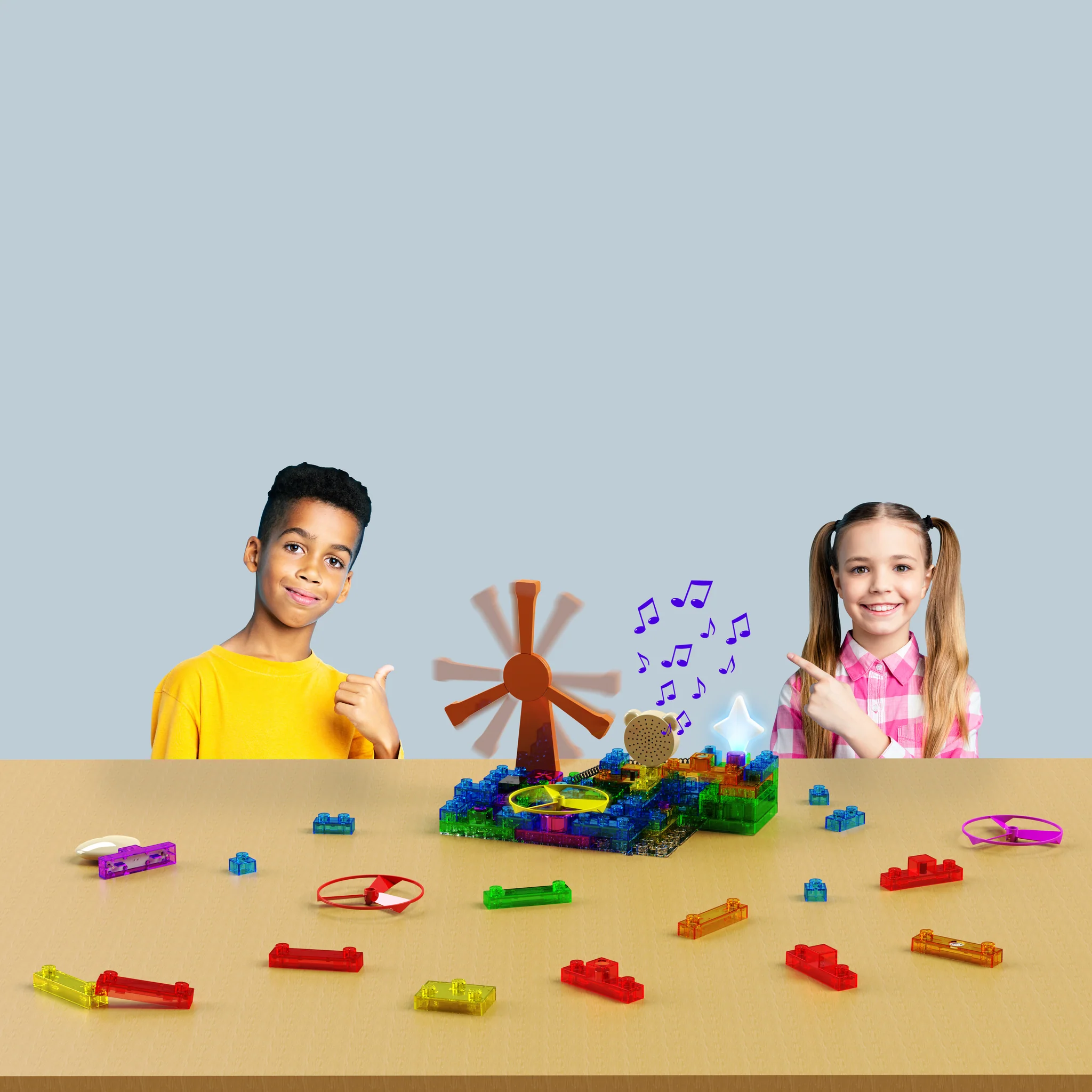 E-Blox Circuit Blox™ BYO Induction Spinner Super Circuit 800 Project Student Set - Image 11