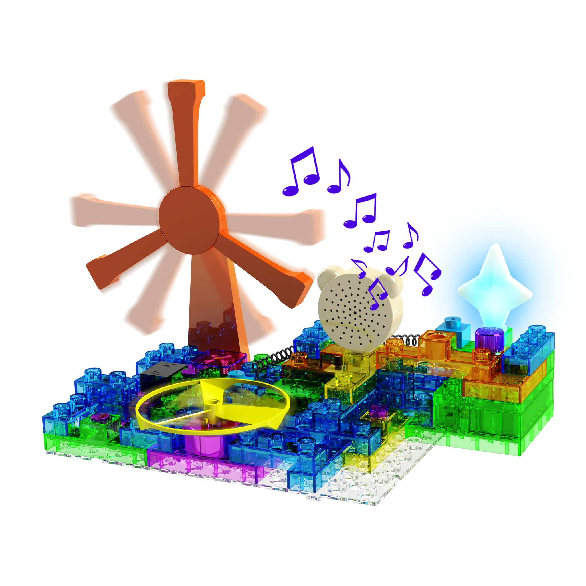 E-Blox Circuit Blox™ BYO Induction Spinner Super Circuit 800 Project Student Set - Image 6