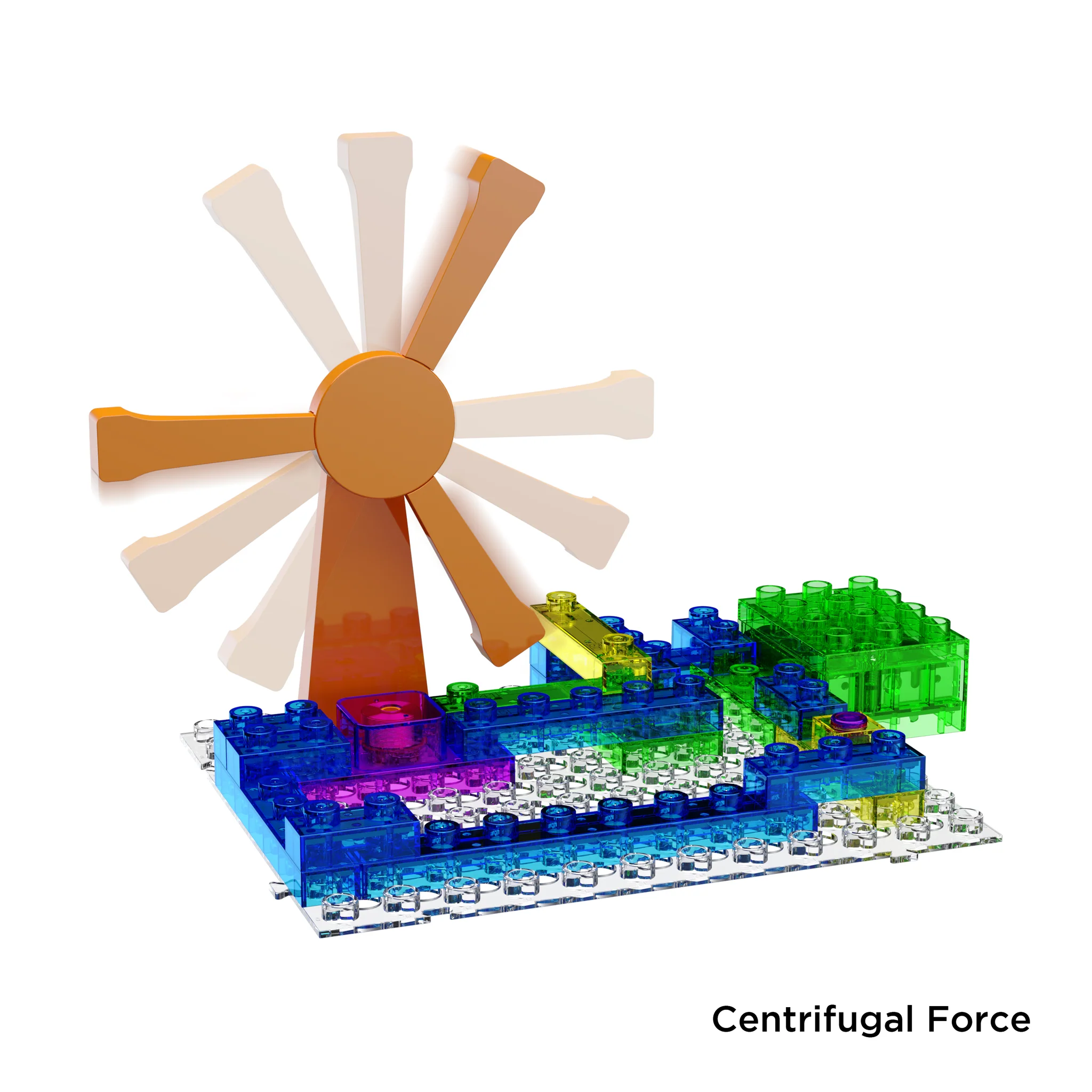 E-Blox Circuit Blox™ BYO Induction Spinner Super Circuit 800 Project Student Set - Image 7