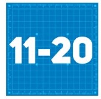 No. 11 to 20 Magnetic KaiTiles