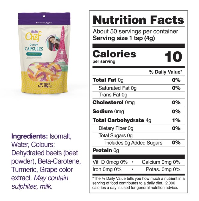 3Doodler Chef 3D Pen Set-nutritional facts